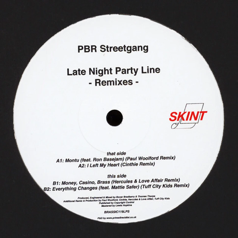 PBR Streetgang - Late Night Party Line Deluxe