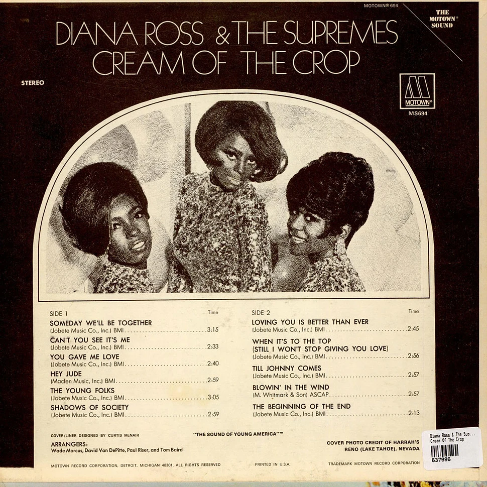 The Supremes - Cream Of The Crop