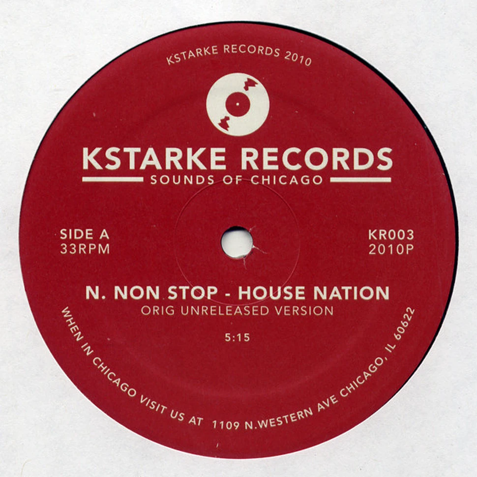 Nick "Non Stop" - House Nation / Jack My Body