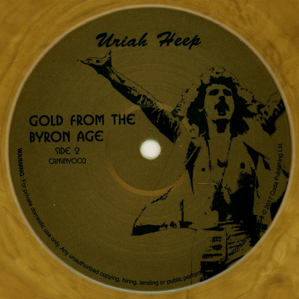 Uriah Heep - Gold From The Byron Era Inca Gold Vinyl Edition