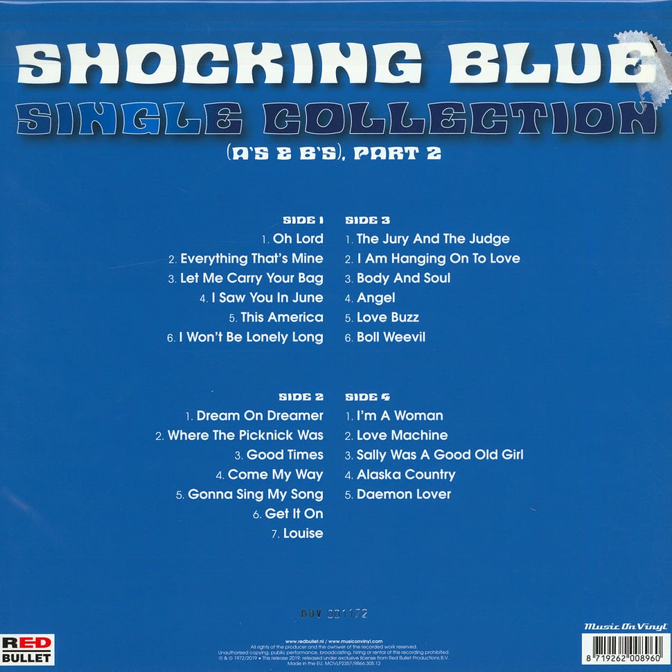 Shocking Blue - Single Collection (Part2) Record Store Day 2019 Edition