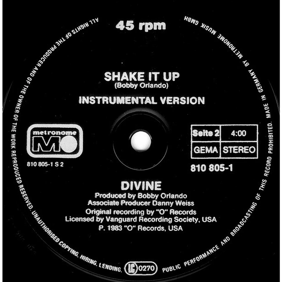 Divine - Shake It Up (Special Long Version)