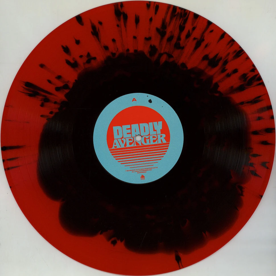 Deadly Avenger - Your God Is Too Small Transparent Red With Black Splatter Vinyl Record Store Day 2019 Edition