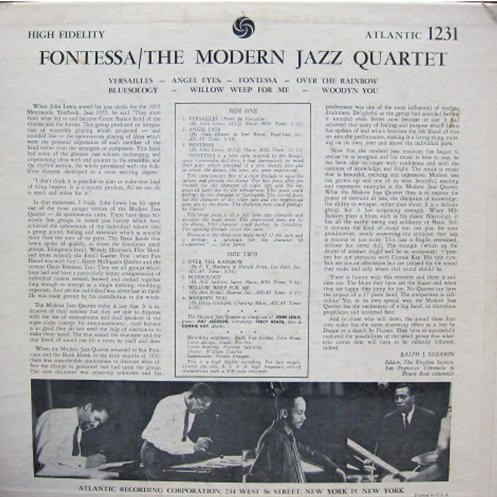 The Modern Jazz Quartet - Fontessa