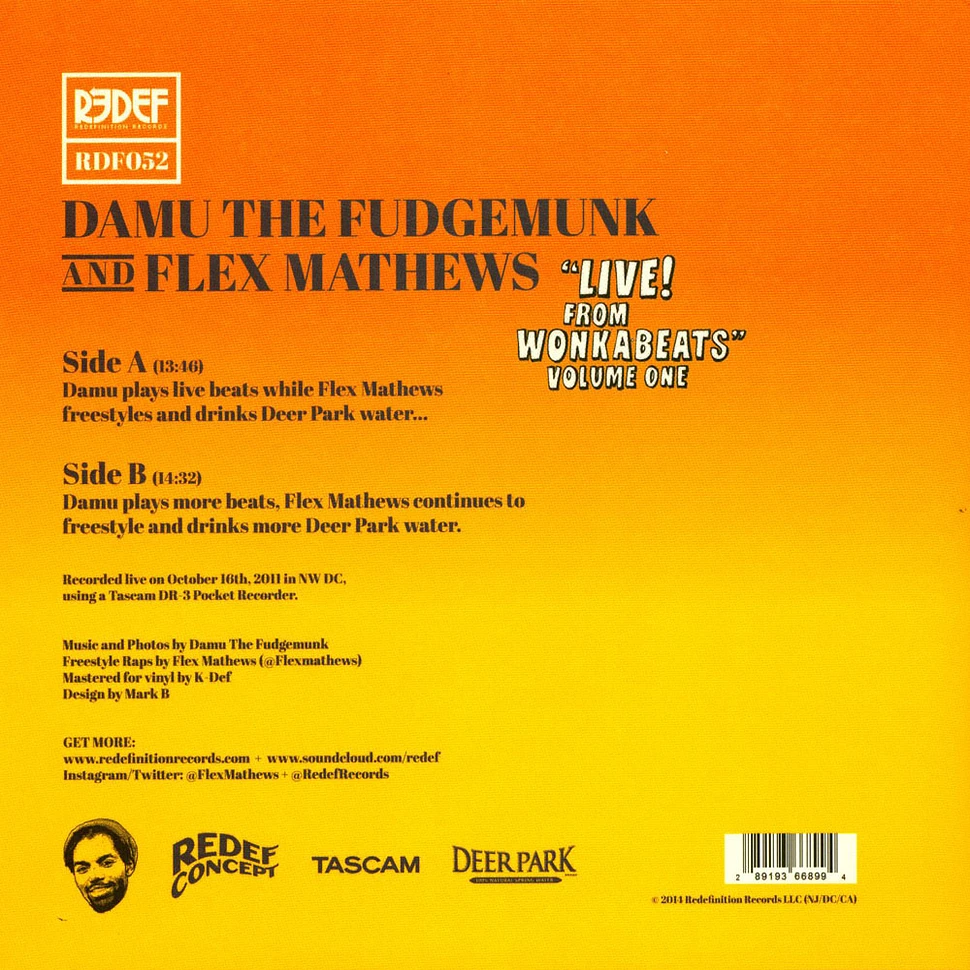 Damu The Fudgemunk & Flex Mathews - Live From WonkaBeats Volume One