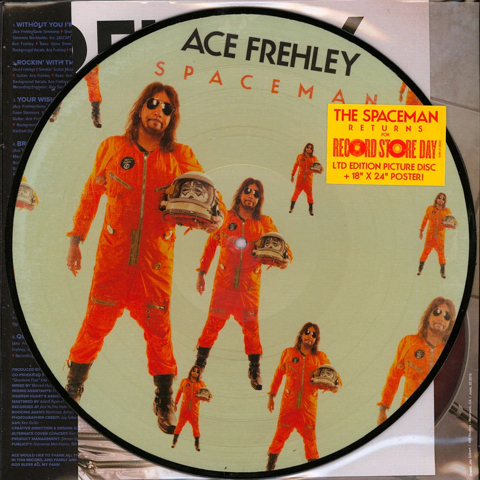 Ace Frehley - Spaceman Picture Disc Record Store Day 2019 Edition