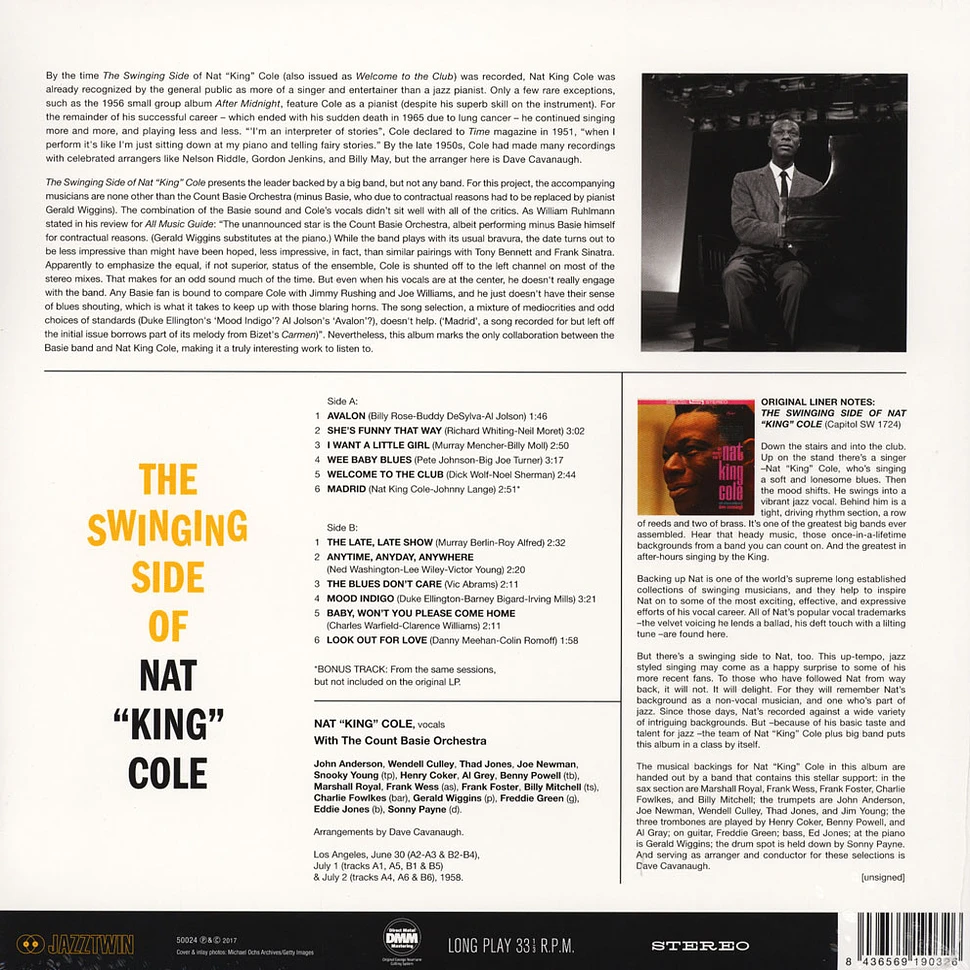 Nat King Cole - The Swinging Side Of Nat King Cole