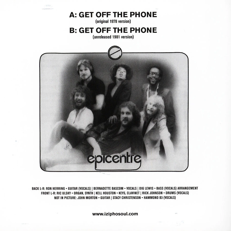 Epicentre - Get Off The Phone Feat. Bernadette Bascom