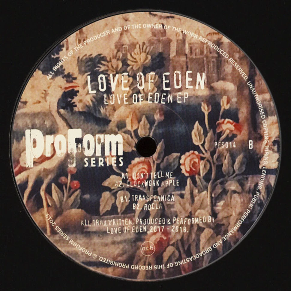 Love Of Eden - Love Of Eden EP