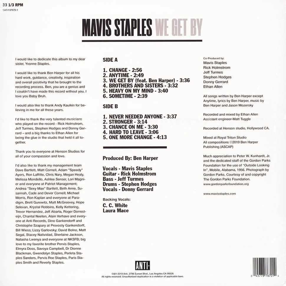 Mavis Staples - We Get By