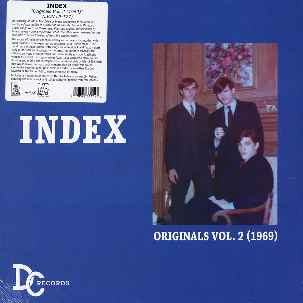 Index - Originals Volume 2 (1969)