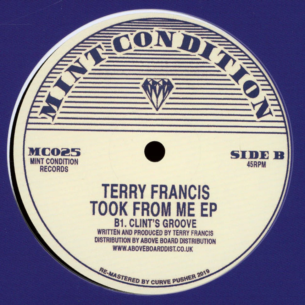 Terry Francis - Took From Me EP