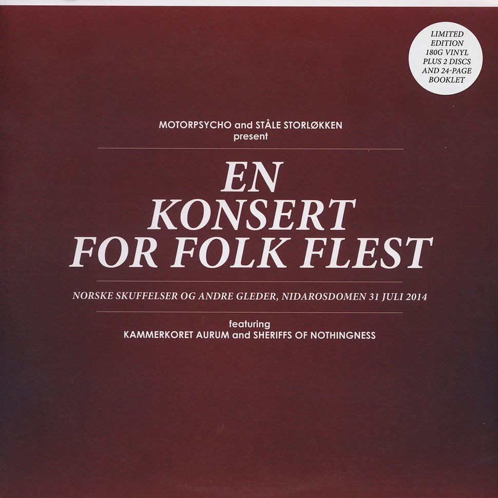 Motorpsycho And Ståle Storløkken Featuring Kammerkoret Aurum And Sheriffs Of Nothingness - En Konsert For Folk Flest