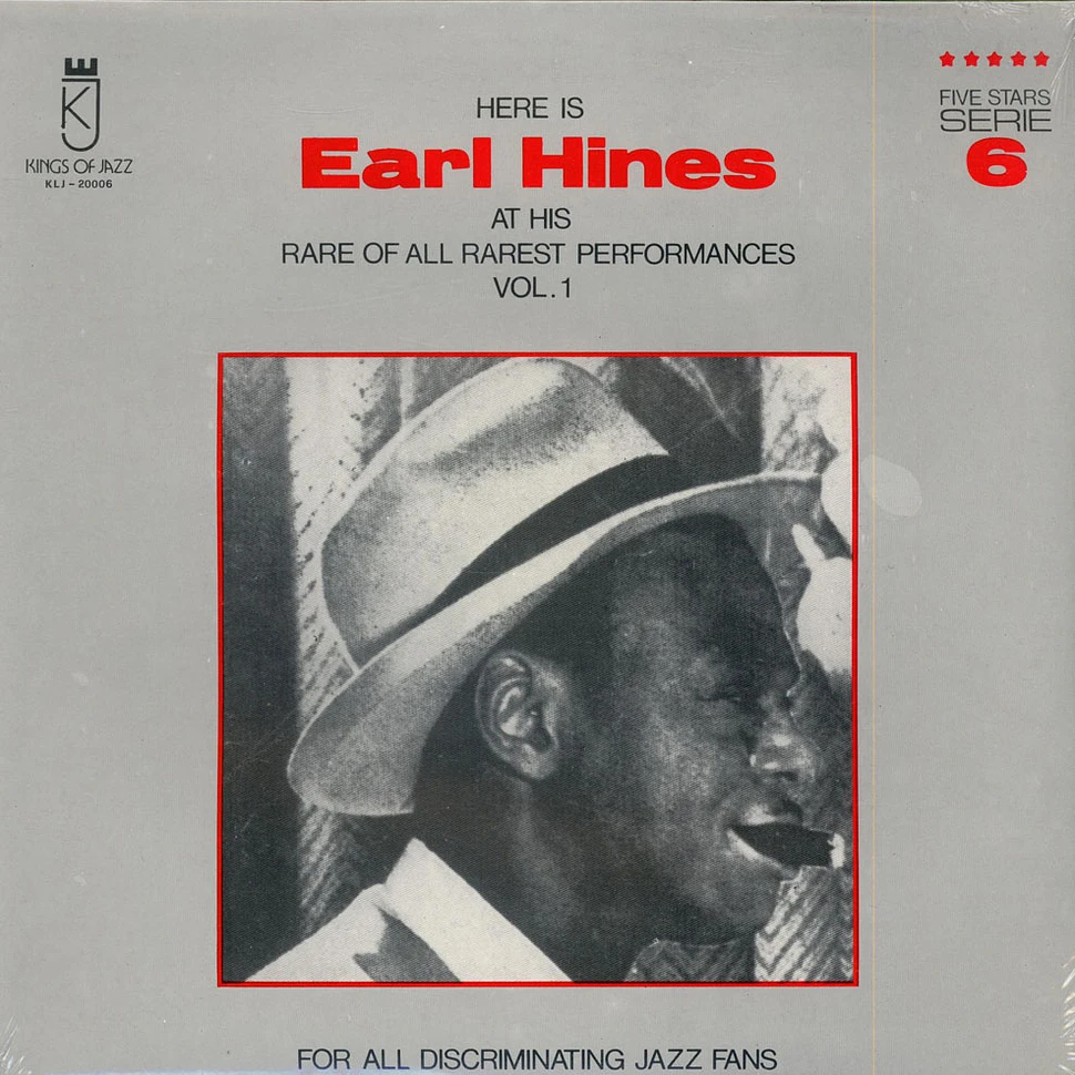 Earl Hines - Here Is Earl Hines At His Rare Of All Rarest Performances Vol.1