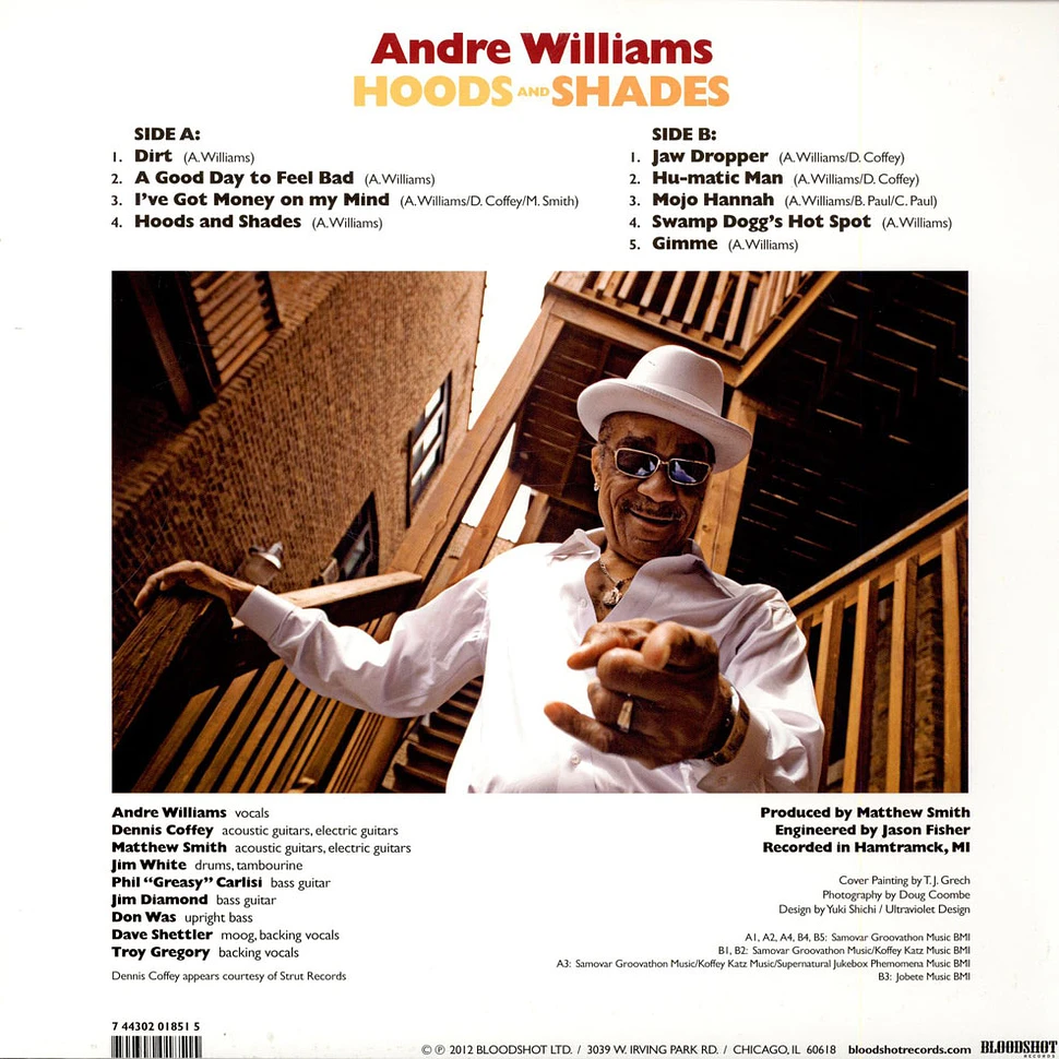 Andre Williams - Hoods And Shades