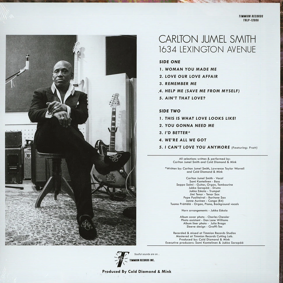 Carlton Jumel Smith - 1634 Lexington Ave Feat. Cold Diamond & Mink