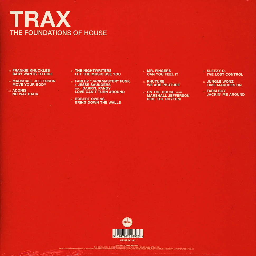 V.A. - Trax: The Foundations Of House