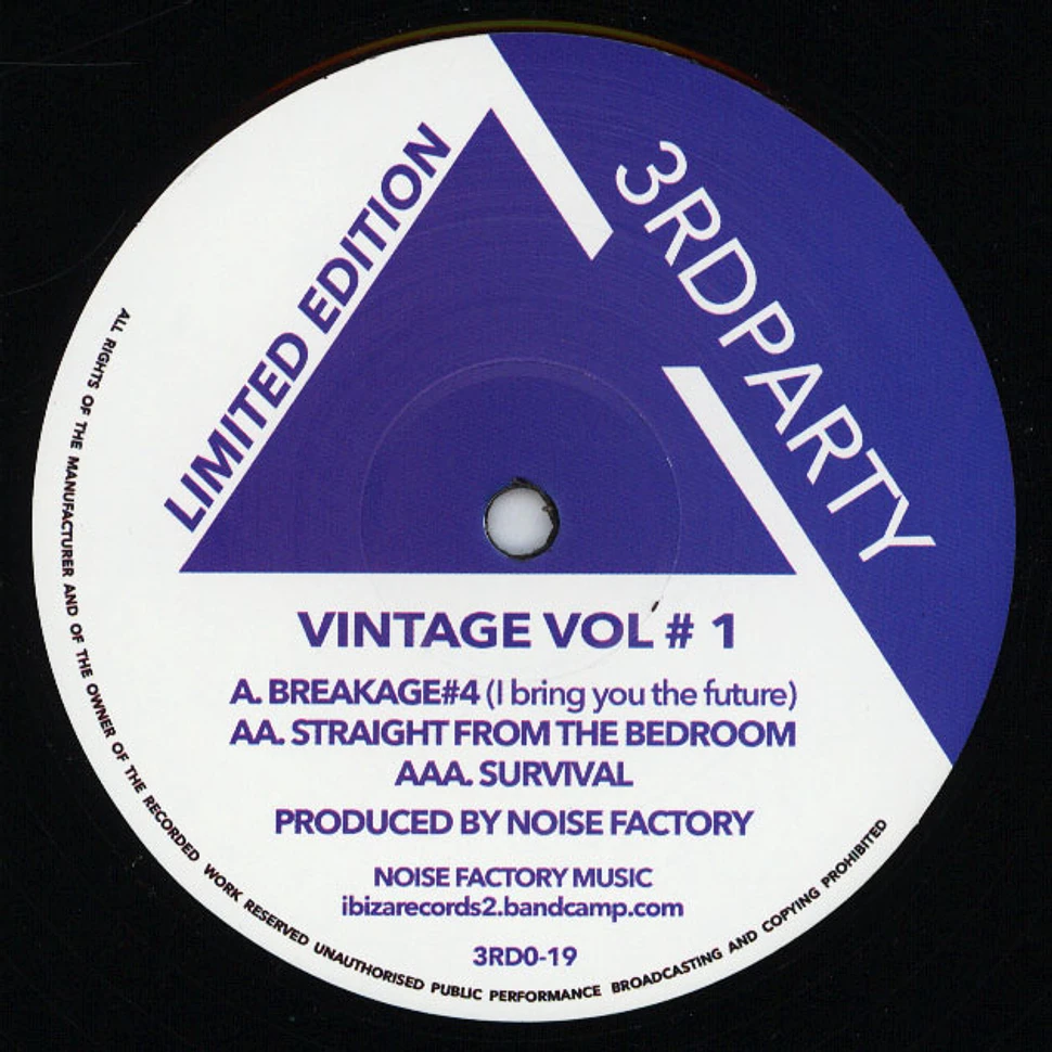 Noise Factory - Vintage Volume #1 (I Bring You The Future)