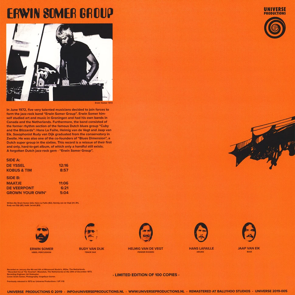 Erwin Somer Group - Erwin Somer Group Orange Cover Edition