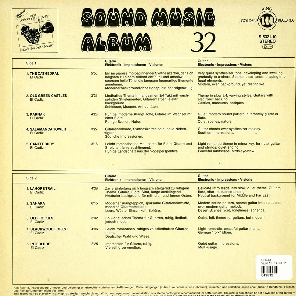 El Cadiz - Sound Music Album 32