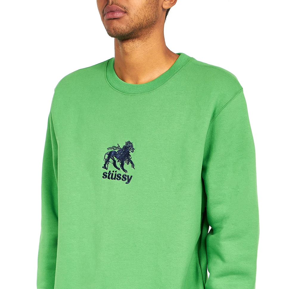 Stüssy - Stüssy Lion Applique Crew Sweater