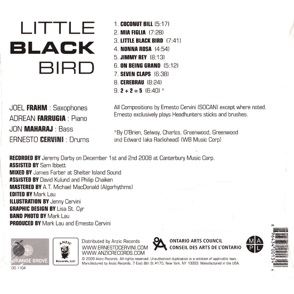 Ernesto Cervini - Little Black Bird