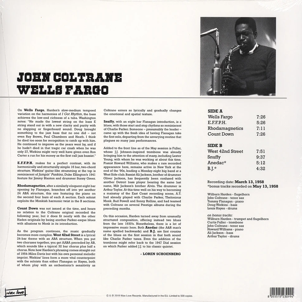 John Coltrane - Wells Fargo