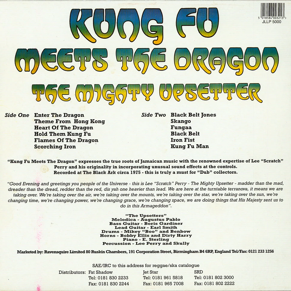 Lee Perry & The Upsetters - Kung Fu Meets The Dragon Limited Green Vinyl Edition