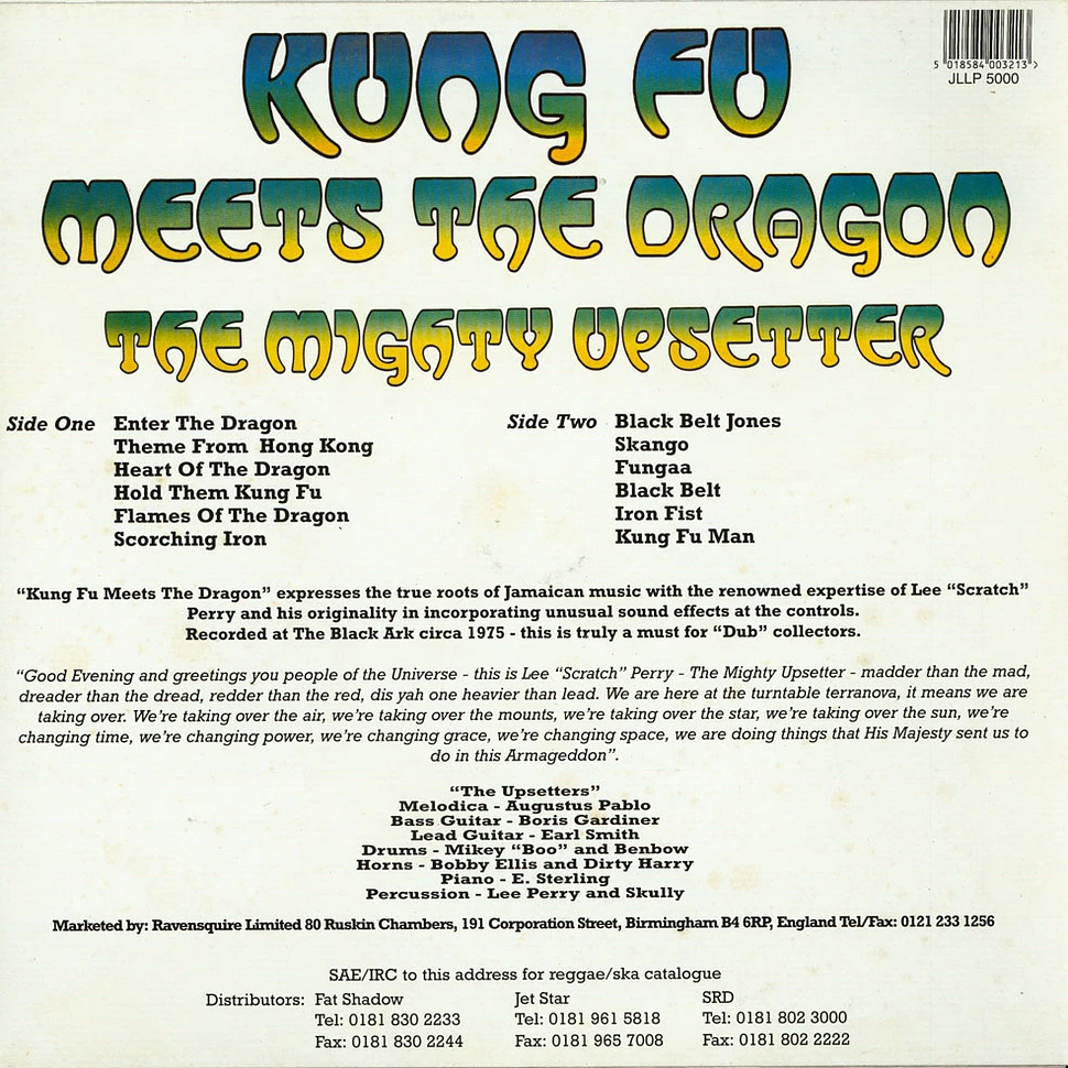 Lee Perry & The Upsetters - Kung Fu Meets The Dragon Limited Red Vinyl Edition