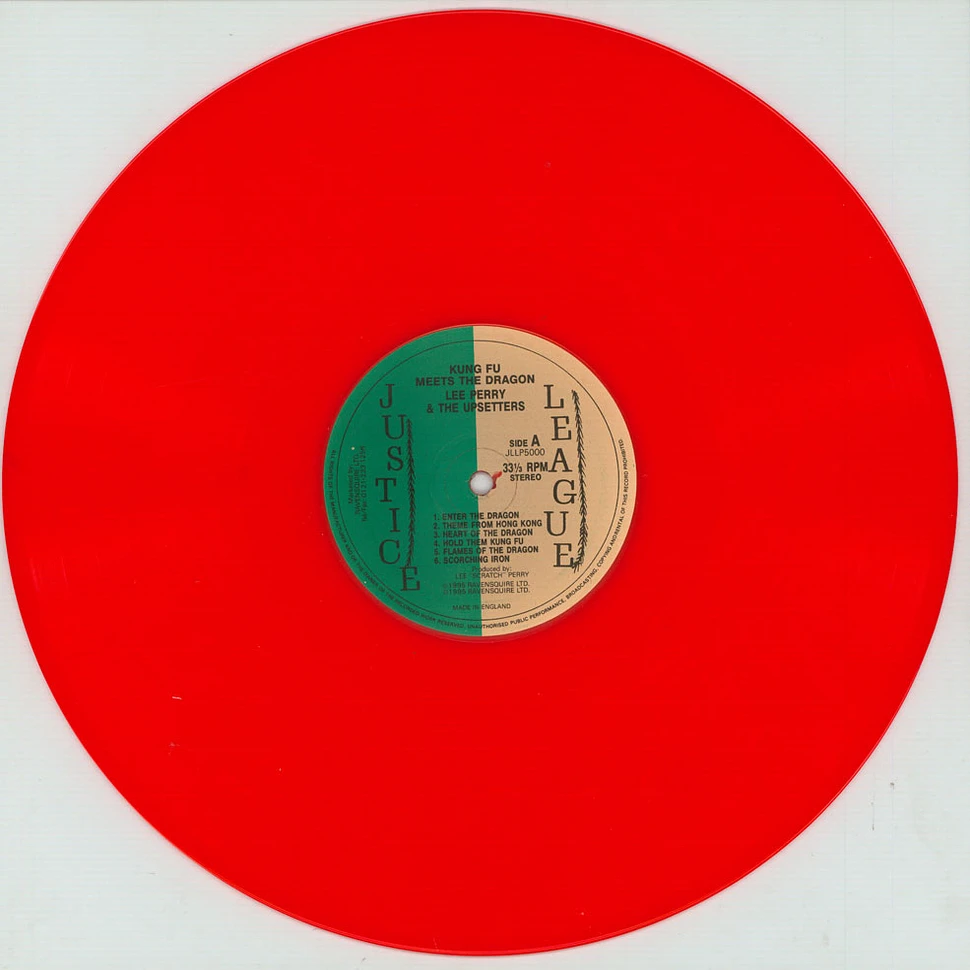 Lee Perry & The Upsetters - Kung Fu Meets The Dragon Limited Red Vinyl Edition