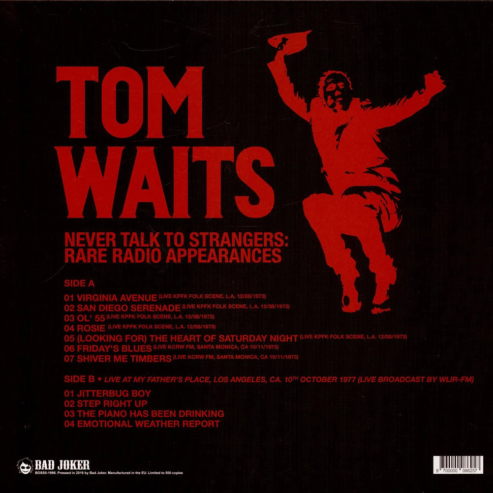 Tom Waits - Never Talk To Strangers: Rare Radio Appearances