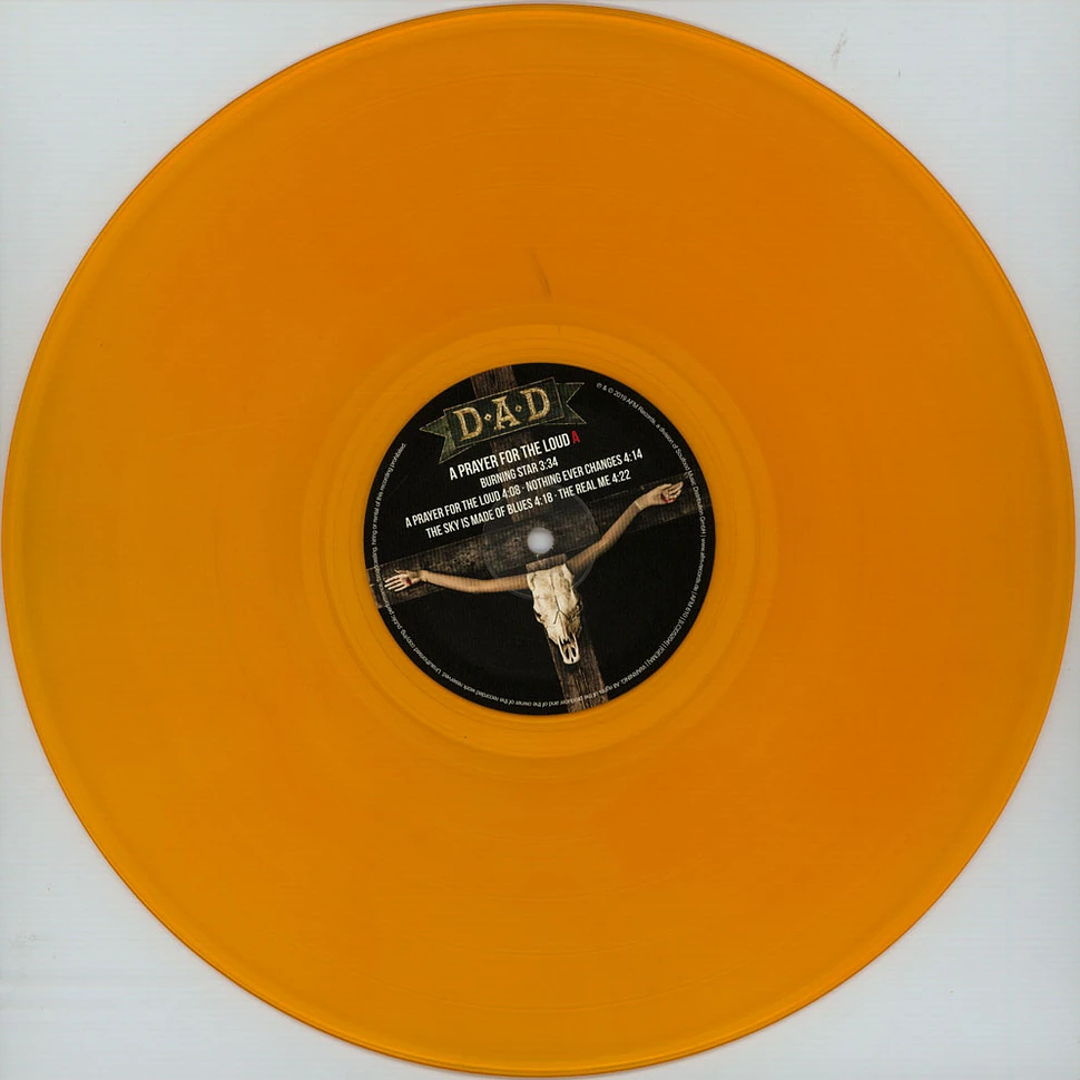 D-A-D - A Prayer For The Loud Orange Vinyl Edition