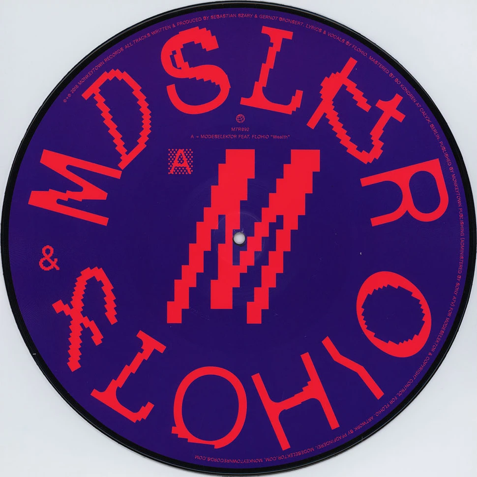 Modeselektor - Wealth Feat. Flohio Limited Edition Picture Disc