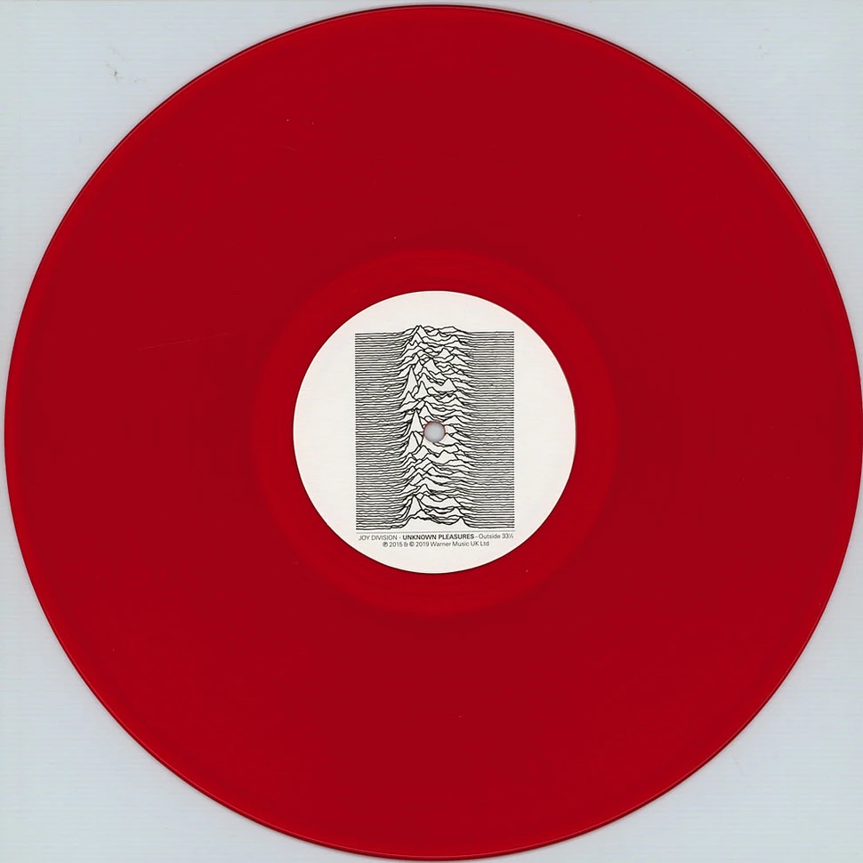 Joy Division - Unknown Pleasures 40th Anniversary Limited Red Vinyl Edition