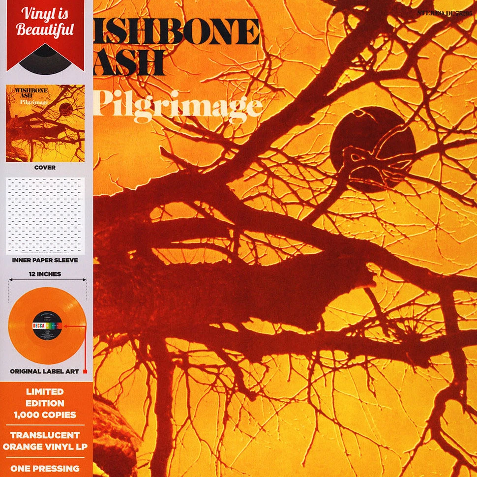 Wishbone Ash - Pilgrimage Orange Vinyl Edition