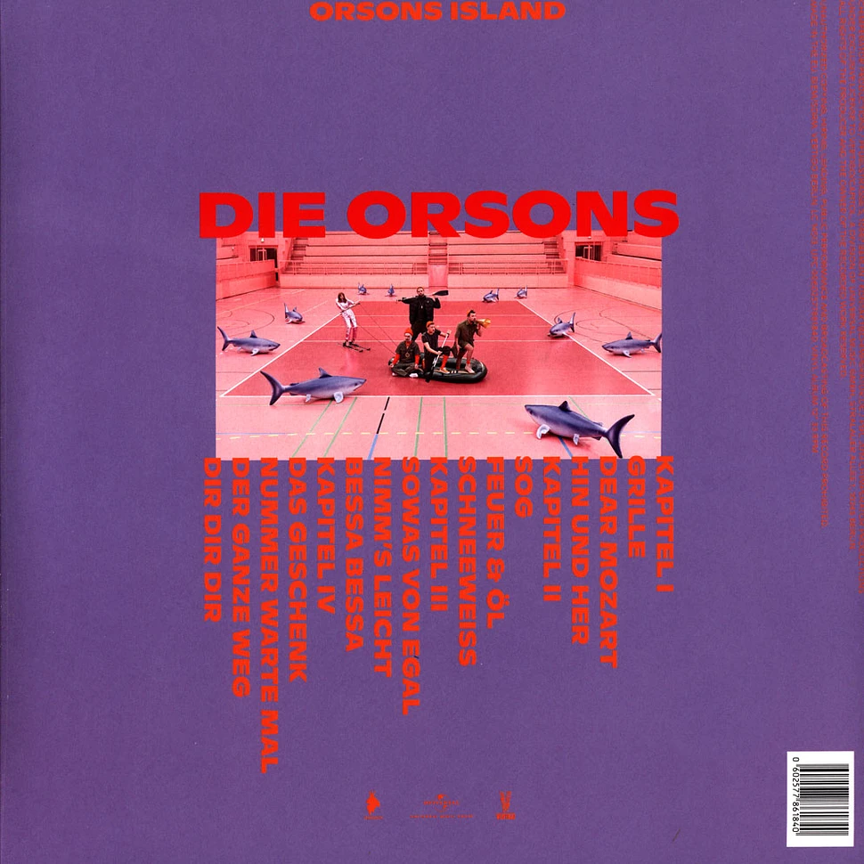 Die Orsons - Orsons Island Limited Orange Gatefold 180g Edition