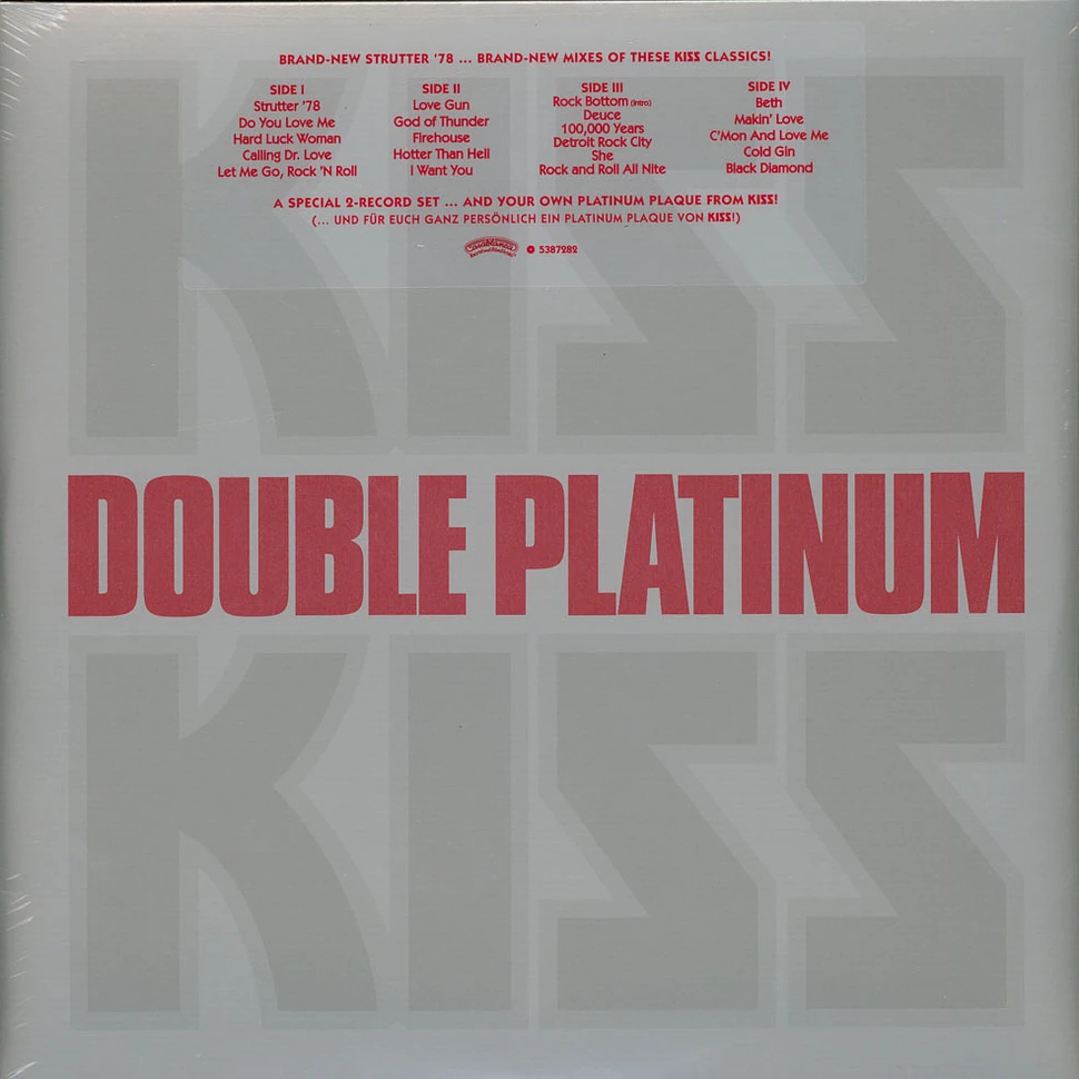 Kiss - Double Platinum Limited Silver Vinyl Edition