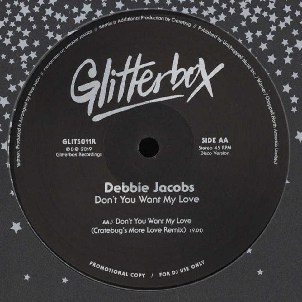 Debbie Jacobs - Don't You Want My Love (Joe Claussell / Cratebug Remixes)