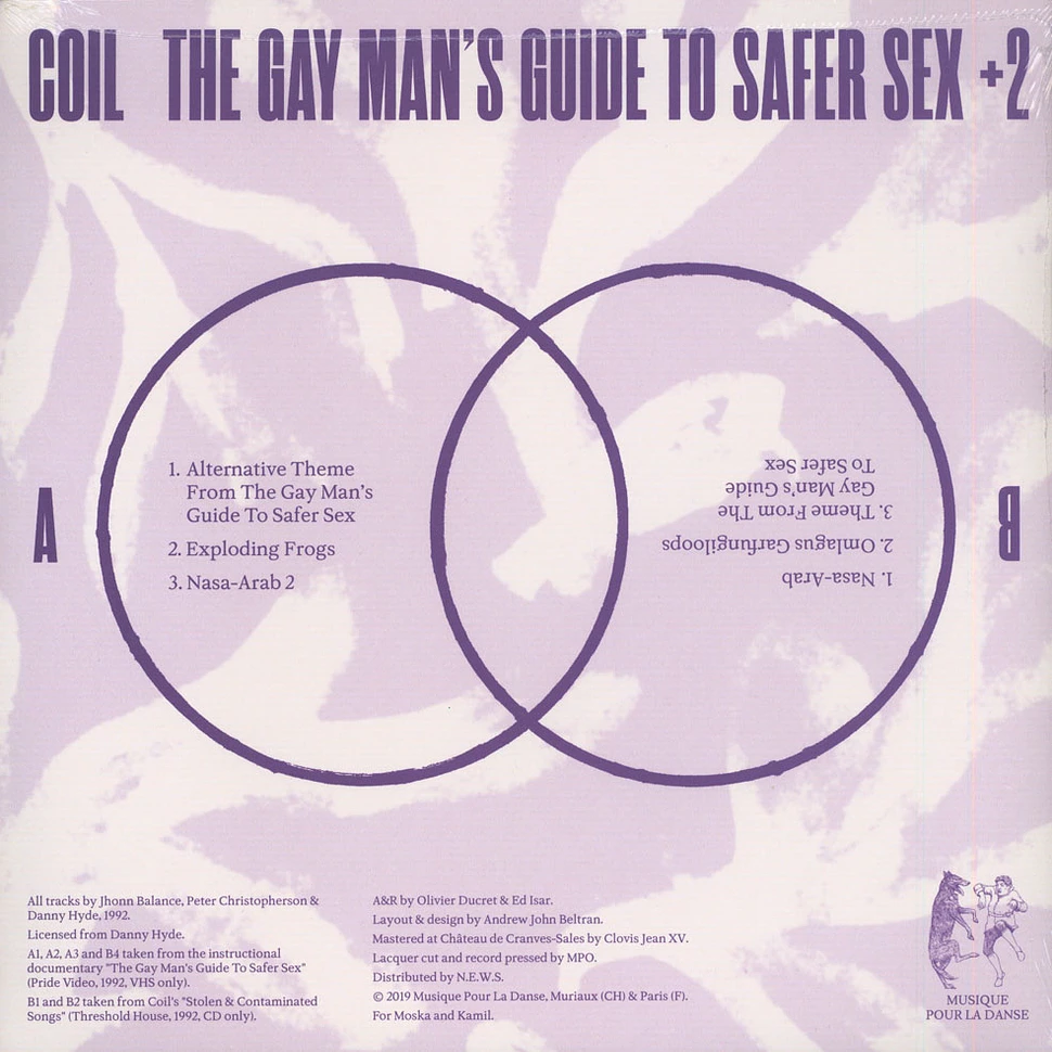 Coil - Theme From The Gay Man's Guide To Safer Sex Purple Vinyl Edition