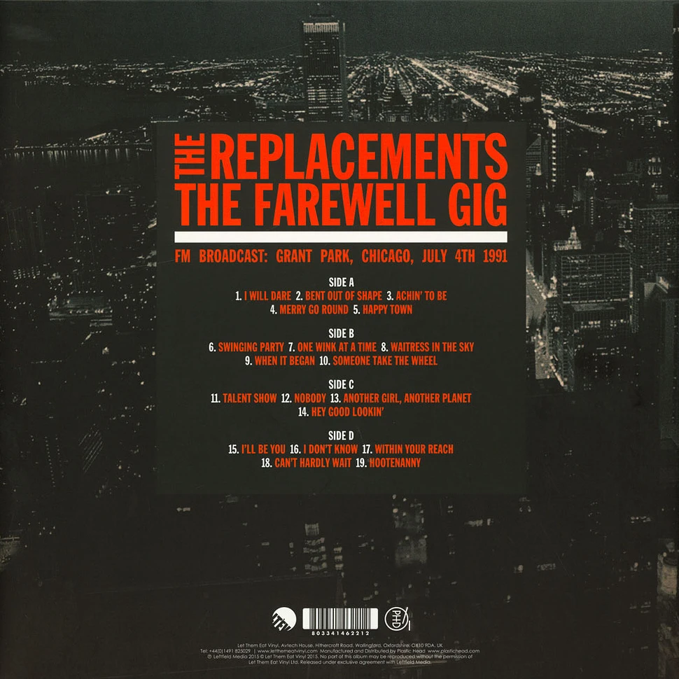 The Replacements - Farewell Gig Red Vinyl Edition