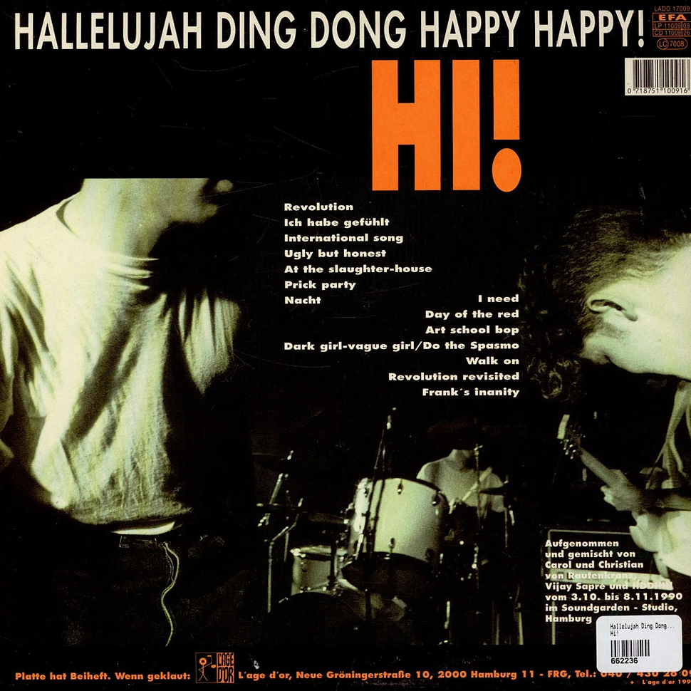 Hallelujah Ding Dong Happy Happy - Hi!