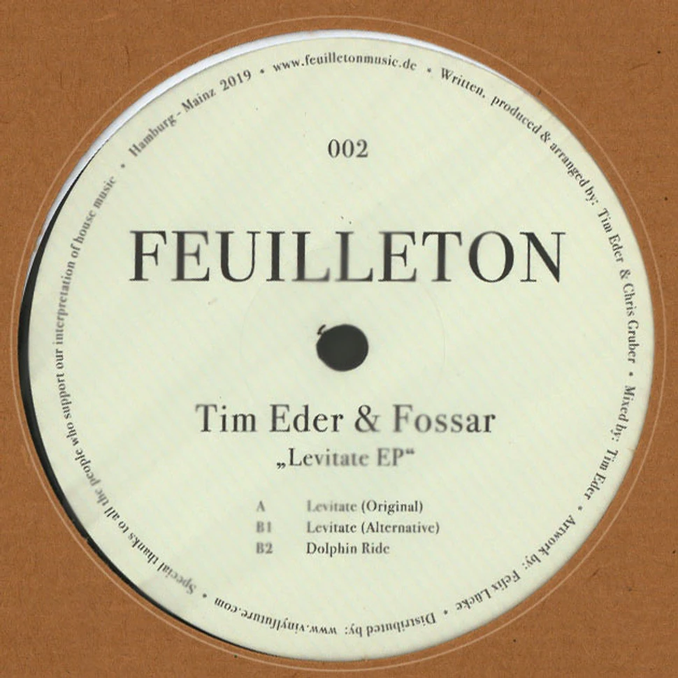 Tim Eder & Fossar - Levitate EP