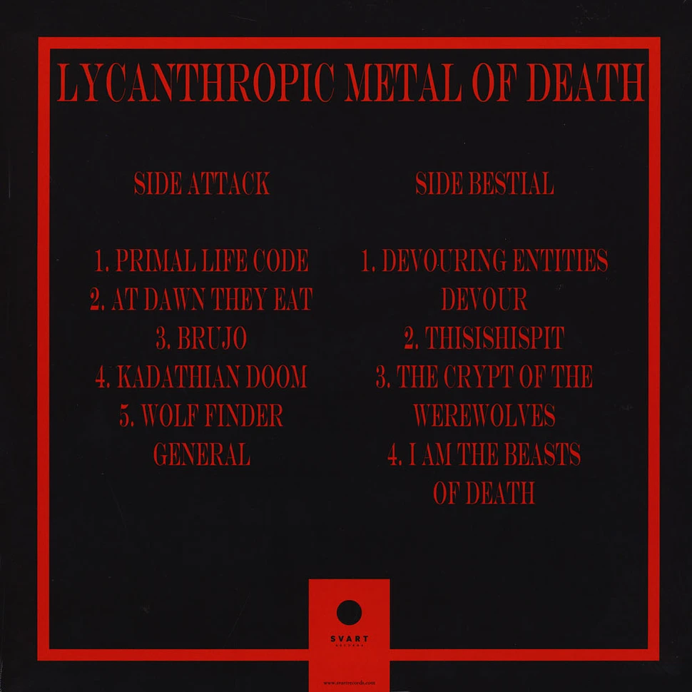 Winterwolf - Lycanthropic Metal Of Death Red Vinyl Edition