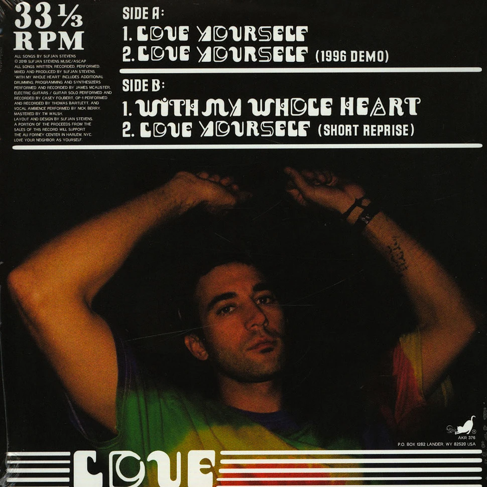 Sufjan Stevens - Love Yourself / With My Whole Heart