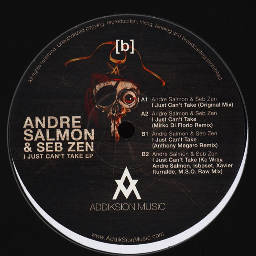 Andre Salmon & Seb Zen - I Just Can't Take