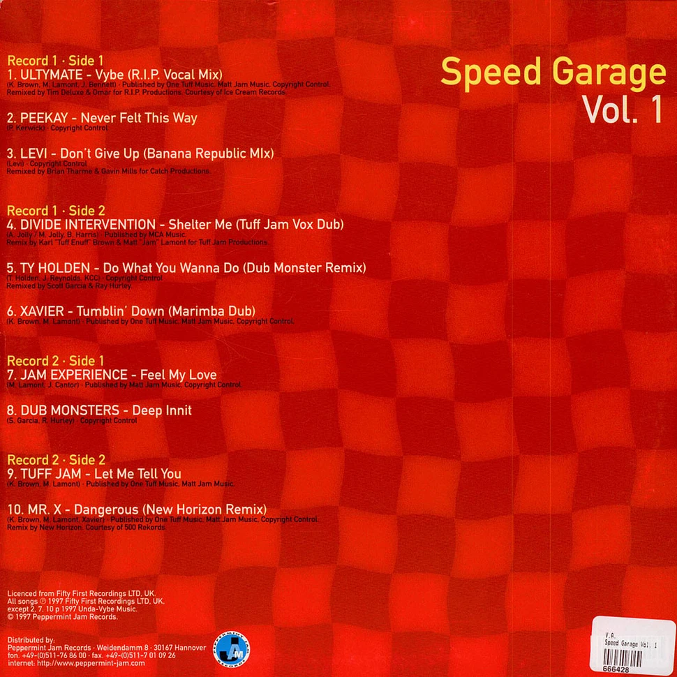 V.A. - Speed Garage Vol. 1