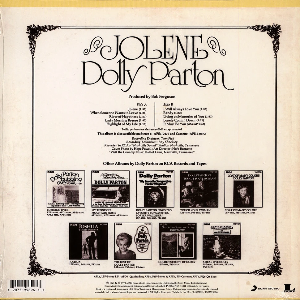 Dolly Parton - Jolene