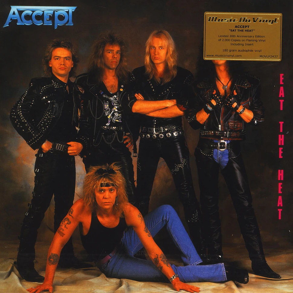 Accept - Eat The Heat Limited Numbered Flames Vinyl Edition