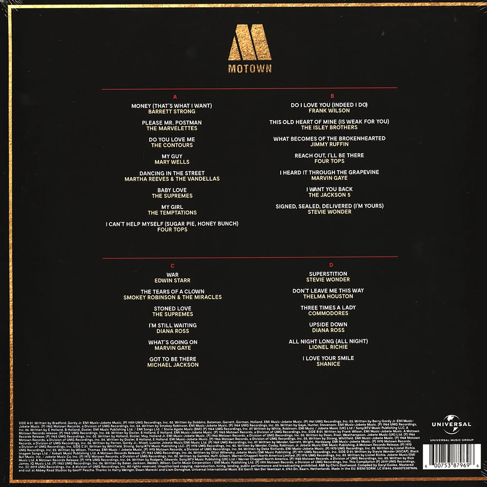 V.A. - Motown Greatest Hits