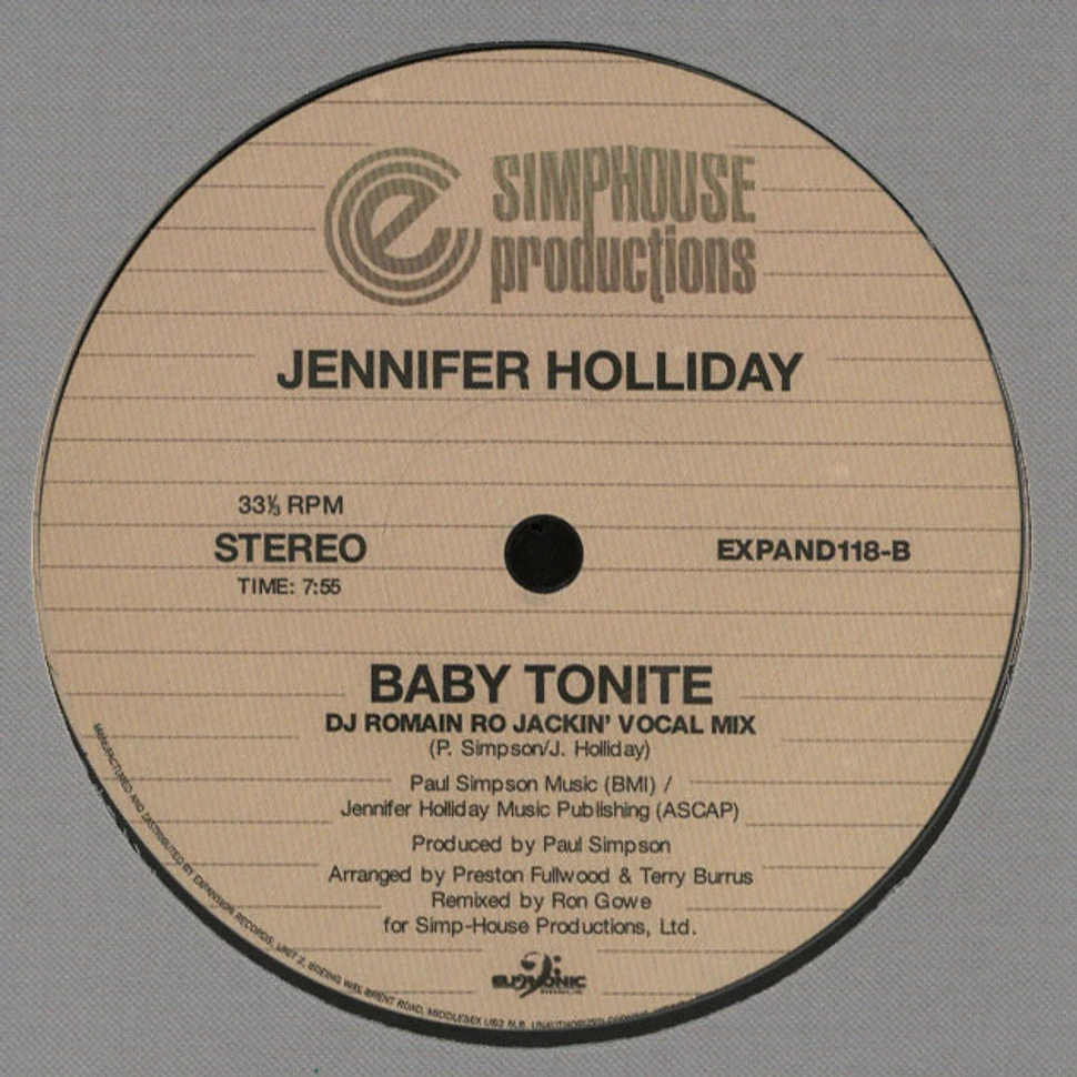 Jennifer Holliday - Baby Tonite